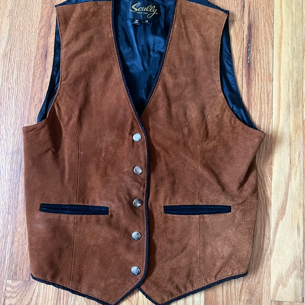 SCULLY SUEDE VEST (M)